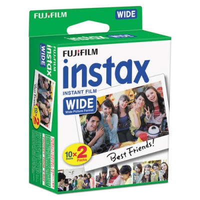 Fujifilm Instax Wide Film Twin Pack, 800 ASA, 20-Exposure Roll (16468498)