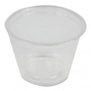 Boardwalk Souffl/Portion Cups, 1 oz, Polypropylene, Clear, 20 Cups/Sleeve, 125 Sleeves/Carton (PRTN1TS)