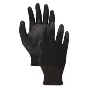 Boardwalk PU Palm Coated Gloves, Black, Size 10 (X-Large), 1 Dozen (0002810)
