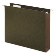 Universal Box Bottom Hanging File Folders, Letter Size, 1/5-Cut Tab, Standard Green, 25/Box (14142)