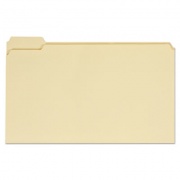 Universal Top Tab Manila File Folders, 1/5-Cut Tabs: Assorted, Legal Size, 0.75" Expansion, Manila, 100/Box (15115)