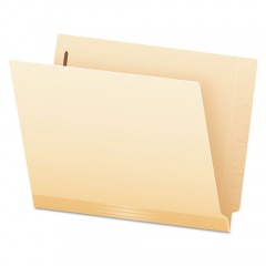 Pendaflex Manila Laminated End Tab Fastener Folders, 1 Fastener, Letter Size, 11-pt Manila Exterior, 50/Box (13140)