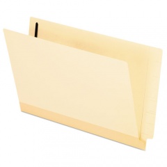 Pendaflex Manila Laminated End Tab Fastener Folders, 1 Fastener, Legal Size, 11-pt Manila Exterior, 50/Box (13210)