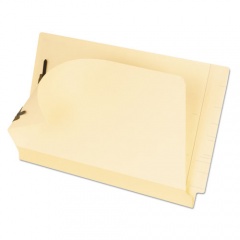 Pendaflex Manila Laminated End Tab Fastener Folders, 2 Fasteners, Legal Size, 11-pt Manila Exterior, 50/Box (13220)