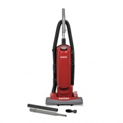 Sanitaire FORCE QuietClean Upright Vacuum SC5815D, 15" Cleaning Path, Red (SC5815E)
