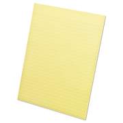 Ampad GLUE TOP PADS, WIDE/LEGAL RULE, 8.5 X 11, CANARY, 50 SHEETS, DOZEN (21212)