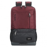 Solo Draft Backpack, 6.25" x 18.12" x 18.12", Nylon, Burgundy (VAR70160)