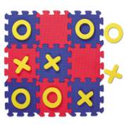 Creativity Street WonderFoam Early Learning, Tic Tac Toe Puzzle Mat, Ages 3 and Up (4392)
