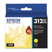 Epson T312XL420-S (312XL) Claria High-Yield Ink, 830 Page-Yield, Yellow