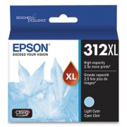 Epson T312XL520-S (312XL) Claria High-Yield Ink, 830 Page-Yield, Light Cyan