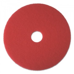 Boardwalk Buffing Floor Pads, 15" Diameter, Red, 5/Carton (4015RED)