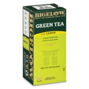 Bigelow Green Tea with Lemon, Lemon, 0.34 lbs, 28/Box (10346)