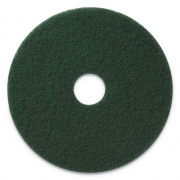Americo Scrubbing Pads, 20" Diameter, Green, 5/Carton (400320)