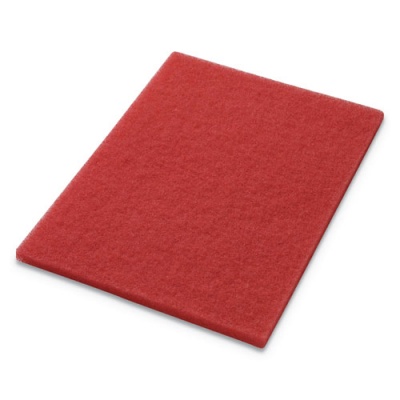 Americo Buffing Pads, 14 x 20, Red, 5/Carton (40441420)