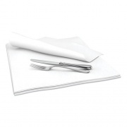 Cascades PRO Select Dinner Napkins, 1-Ply, 15 x 15, White, 1000/Carton (N692)
