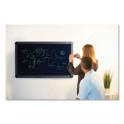 Boogie Board Blackboard 55, 32.65" x 51.75", Black, Aluminum Frame (1020001)