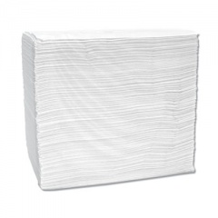 Cascades PRO Signature Airlaid Dinner Napkins/Guest Hand Towels, 15 x 16.75, White, 504/Carton (N696)