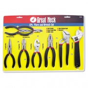 Great Neck 8-Piece Steel Pliers and Wrench Tool Set (87900)