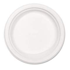 Chinet Paper Dinnerware, Plate, 8.75" dia, White, 500/Carton (21227)