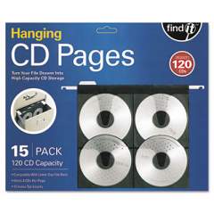 find It Hanging Cd Pages, 15/pack (FT07069)