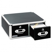 Vaultz VZ01395 Two Drawer Locking Index Card Cabinet