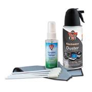 Dust-Off Premium Keyboard Cleaning Kit, 50 Ml Bottle, 5 1/4" X 7 1/2" Cloth, 4 Swabs (DCKB)