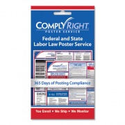 ComplyRight Labor Law Poster Service, "State/Federal Labor Law", 4w x 7h (098433)