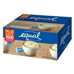 Equal Zero Calorie Sweetener, 0.035 oz Packet, 1000/Box (1236489)