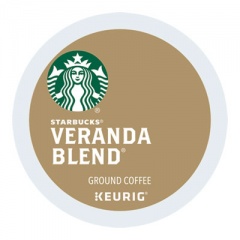 Starbucks Veranda Blend Coffee K-Cups Pack, 24/Box (011111159)