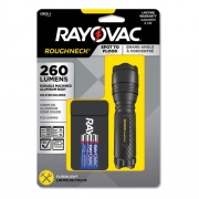 Rayovac LED Aluminum Flashlight, 3 AAA Batteries (Included), Black (RN3AAABXT)