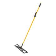 Rubbermaid Commercial MAXIMIZER DUST MOP FRAME WITH HANDLE AND SCRAPER, 36" X 5.5", YELLOW/BLACK (2018809)