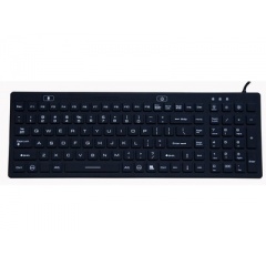 Ergoguys Ds Waterproof Ip68 Silicone Led Keyboard (KB-JH-IKB106BL)
