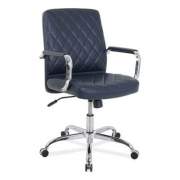 kathy ireland OFFICE by Alera KA54229 Nebulous Series Mid-Back Diamond-Embossed Leather Office Chair