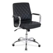 kathy ireland OFFICE by Alera KA54219 Nebulous Series Mid-Back Diamond-Embossed Leather Office Chair