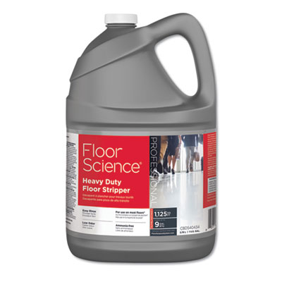 Diversey Floor Science Heavy Duty Floor Stripper, Liquid, 1 gal Bottle, 4/Carton (CBD540434)