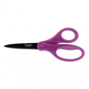 Fiskars Student Designer Non-Stick Scissors, Pointed Tip, 7" Long, 2.75" Cut Length, Randomly Assorted Straight Handles (1345821001)