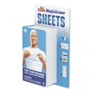 Mr. Clean Magic Eraser Sheets, 3.5 x 5.8, 0.03" Thick, White, 16/Pack, 8 Packs/Carton (02562)