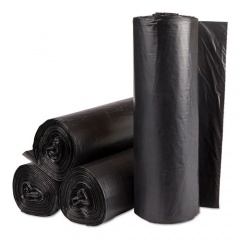 Inteplast Group Institutional Low-Density Can Liners, 30 gal, 0.58 mil, 30" x 36", Black, 25 Bags/Roll, 10 Rolls/Carton (SL3036HVK)