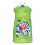 Ajax Dish Detergent, Lime Scent, 52 Oz Bottle, 6/carton (49863)