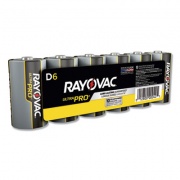 Rayovac Ultra Pro Alkaline D Batteries, 6/Pack (ALD6J)