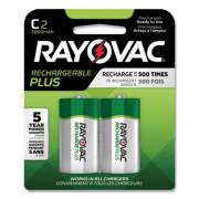 Rayovac Recharge Plus Nimh Batteries, C, 2/pack (PL7142GEND)