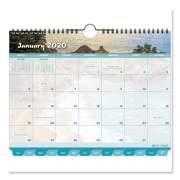 Day-Timer 11352 Coastlines Tabbed Wall Calendar