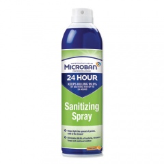 Microban 24-Hour Disinfectant Sanitizing Spray - 15 oz