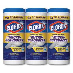 Clorox 31456 Disinfecting Wipes with Micro-Scrubbers