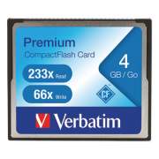Verbatim 4GB 66X Premium CompactFlash Memory Card (95500)