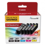 Canon 2075C006 (PGI-280; CLI-281) Ink, Black XL/Black/Cyan/Magenta/Yellow