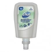 Dial Professional Antibacterial Gel Hand Sanitizer Refill for FIT Touch Free Dispenser, Fragrance-Free, 1.2 L (19029EA)