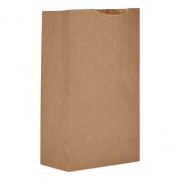General Grocery Paper Bags, 30 lbs Capacity, #3, 4.75"w x 2.94"d x 8.56"h, Kraft, 500 Bags (GK3500)