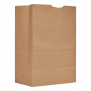 General Grocery Paper Bags, 57 lbs Capacity, 1/6 BBL, 12"w x 7"d x 17"h, Kraft, 500 Bags (SK1657)