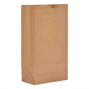 General Grocery Paper Bags, 57 lbs Capacity, #10, 6.31"w x 4.19"d x 13.38"h, Kraft, 500 Bags (GX10500)